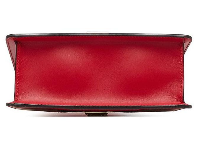 Borsa a tracolla 2-Way Gucci Sylvie Rosso - vista 5