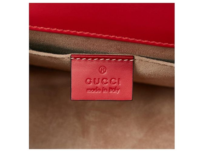 Borsa a tracolla 2-Way Gucci Sylvie Rosso - vista 7