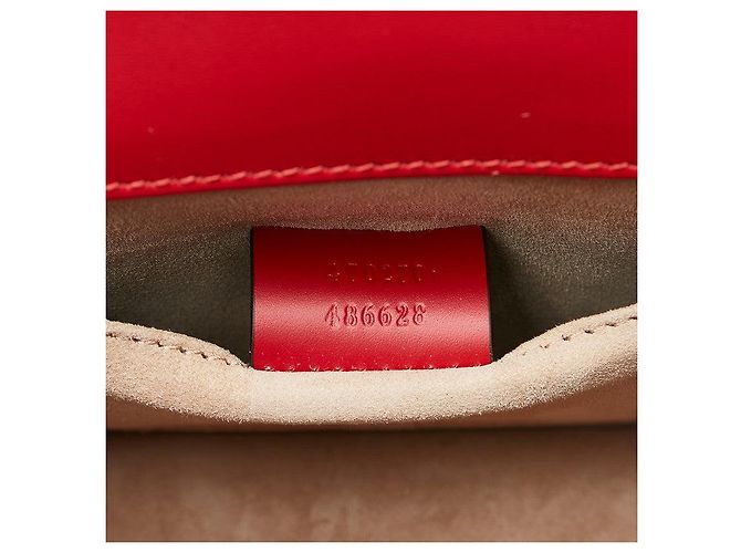 Borsa a tracolla 2-Way Gucci Sylvie Rosso - vista 8
