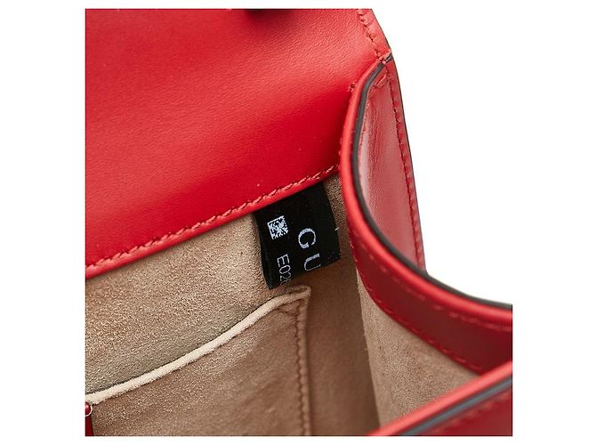 Borsa a tracolla 2-Way Gucci Sylvie Rosso - vista 9