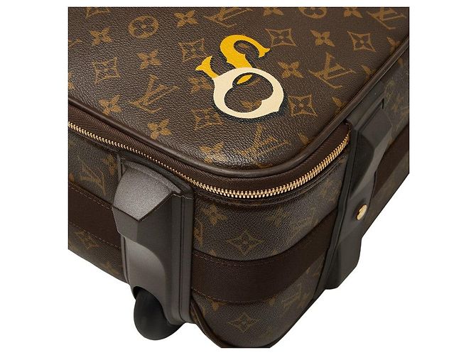 Mala de viagem Louis Vuitton Pegase 55 Marrom - vista 4