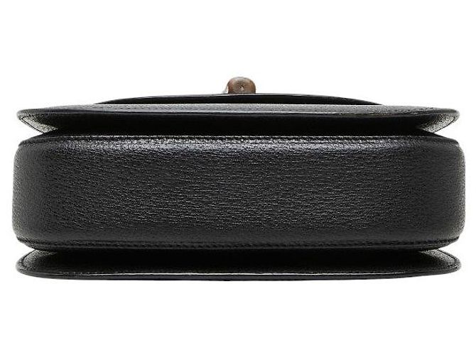 Borsa Gucci Bamboo nera Nero - vista 3