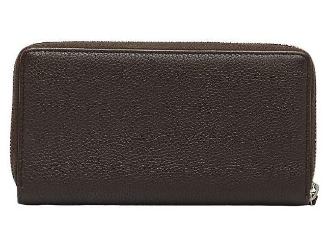 Carteira longa Gucci marrom - vista 4