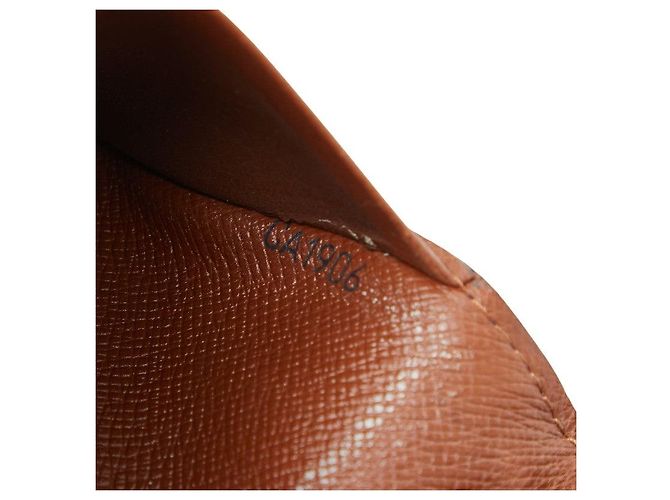 Louis Vuitton Monogram Enveloppe Carte de Visite Card Case Castaño - vista 10