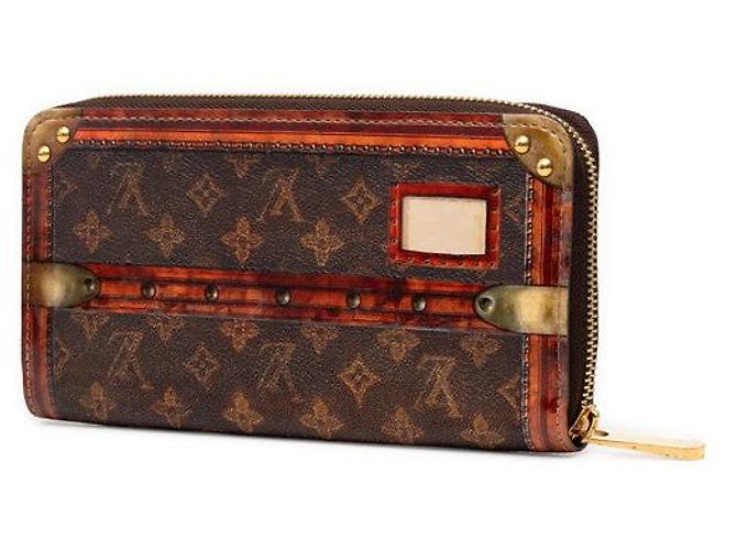 Cartera Zippy Louis Vuitton Trunk Time Castaño - vista 2