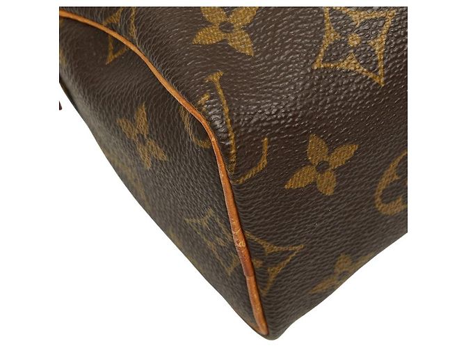Borsa Louis Vuitton Mini Speedy Monogram Marrone - vista 5