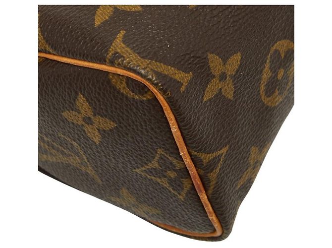 Borsa Louis Vuitton Mini Speedy Monogram Marrone - vista 7