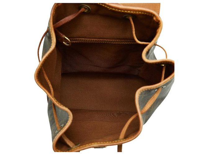 Mochila Louis Vuitton Montsouris MM Castaño - vista 8