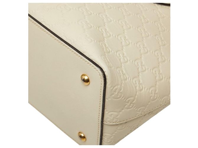 Bolsa Gucci Guccissima 2WAY Branco - vista 4