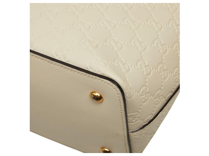 Bolsa Gucci Guccissima 2WAY Branco - vista 6