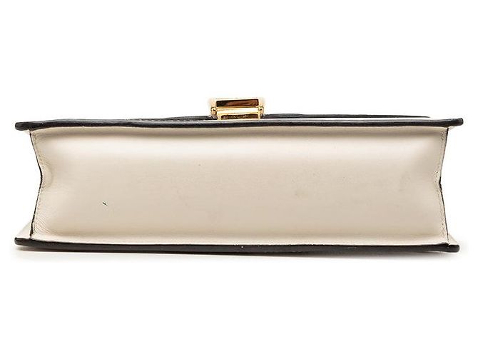 Borsa a tracolla Gucci Sylvie Bianco - vista 3