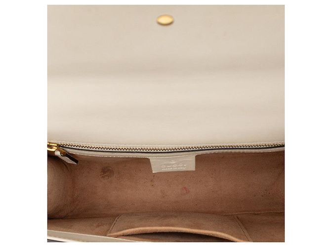 Borsa a tracolla Gucci Sylvie Bianco - vista 4