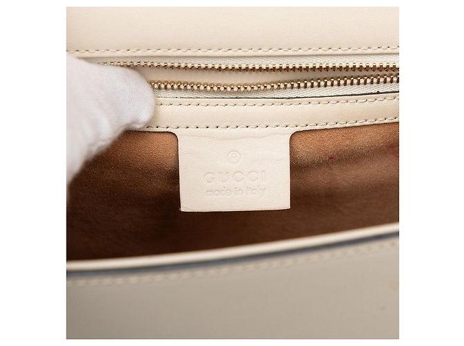 Borsa a tracolla Gucci Sylvie Bianco - vista 5