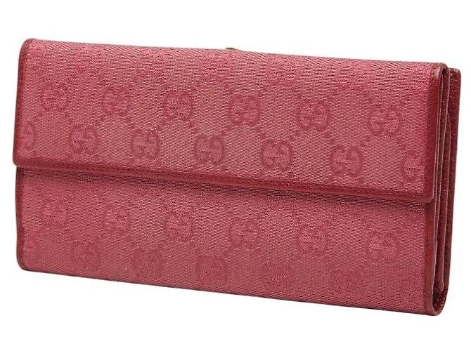 Gucci GG Canvas Langer Geldbeutel 101602 Mehrfarben - Ansicht 2