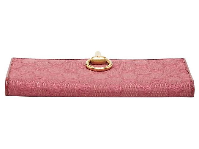 Gucci GG Canvas Langer Geldbeutel 101602 Mehrfarben - Ansicht 3