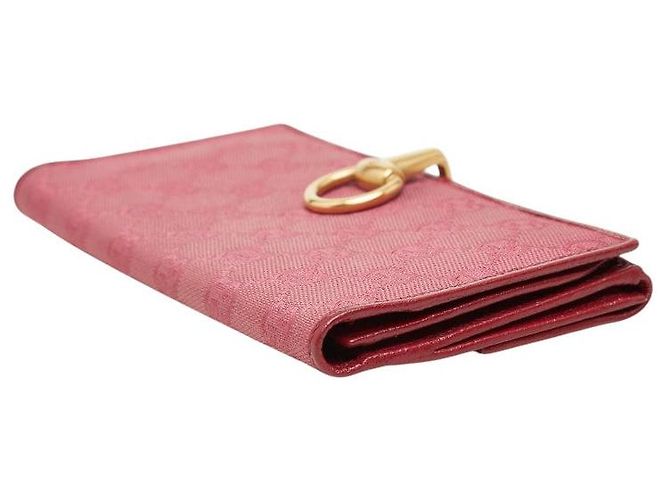 Gucci GG Canvas Langer Geldbeutel 101602 Mehrfarben - Ansicht 4
