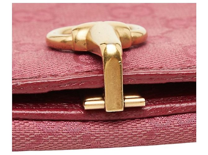 Gucci GG Canvas Langer Geldbeutel 101602 Mehrfarben - Ansicht 7