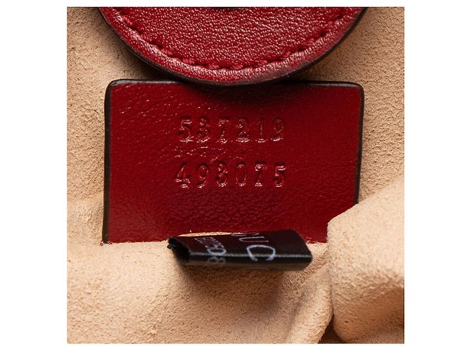 Gucci Rajah Großer Shopper aus Leder Rot - Ansicht 6