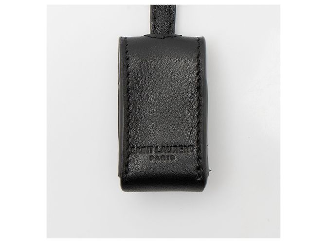 Autre Marque Clochette em couro de bezerro Saint Laurent Preto - vista 3
