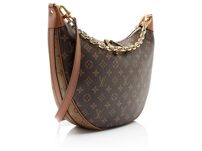 Louis Vuitton Monogram Canvas Loop Hobo Marrone - vista 2