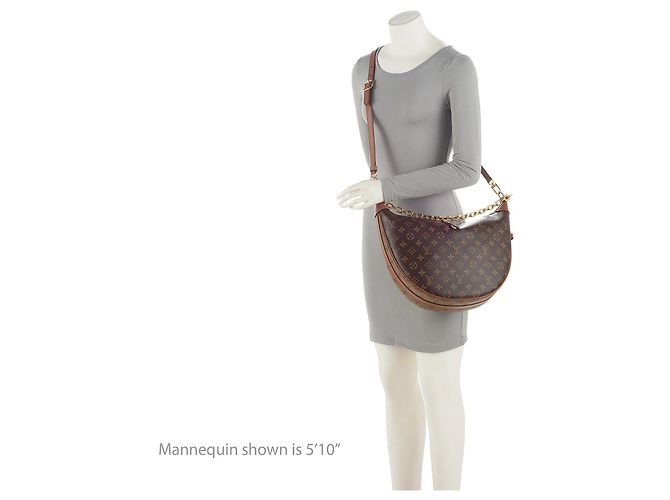 Louis Vuitton Monogram Canvas Loop Hobo Marrone - vista 5