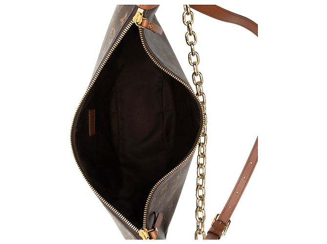 Louis Vuitton Monogram Canvas Loop Hobo Marrone - vista 6