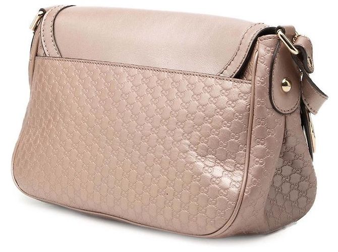 Borsa a tracolla Gucci Sukey Micro Guccissima Rosa - vista 2