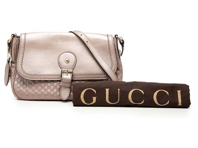 Borsa a tracolla Gucci Sukey Micro Guccissima Rosa - vista 8