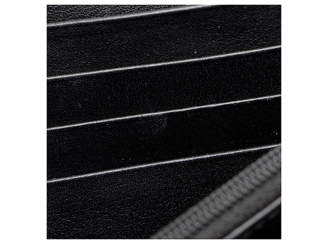 Gucci GG Marmont Continental Wallet aus gestepptem Leder Schwarz - Ansicht 8