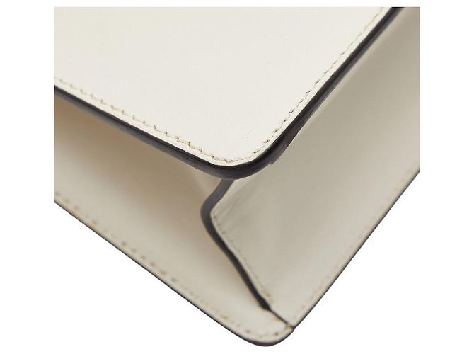 Bolsa de mão Gucci Sylvie Mini Branco - vista 7