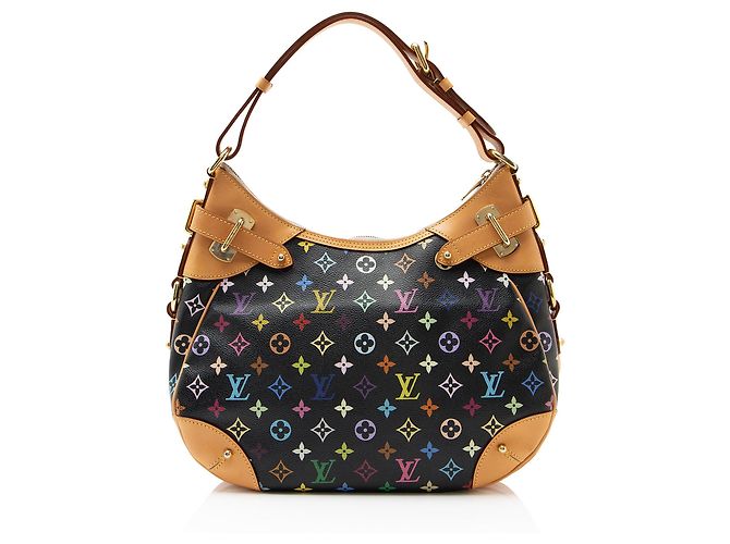 Louis Vuitton Monogram Multicolore Greta Hobo Black - view 3