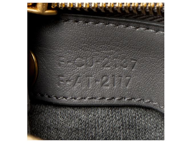 Céline Celine Lambskin Trio Small Crossbody Gris - vista 6