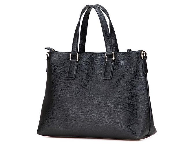 Sac à main Gucci Bamboo Tassel Noir - vue 2
