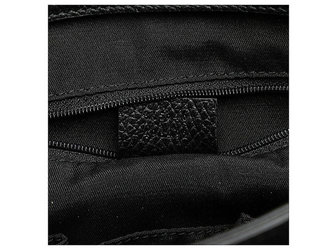 Sac à main Gucci Bamboo Tassel Noir - vue 8