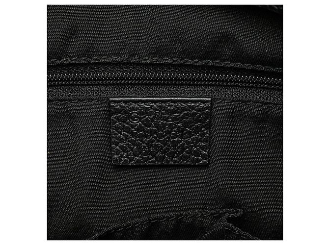 Sac à main Gucci Bamboo Tassel Noir - vue 9