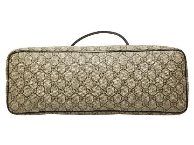 Bolso Tote Gucci GG Supreme Castaño Beige - vista 3