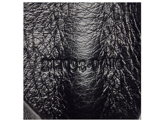 Portachiavi Gucci GG Canvas Logo Plate Nero - vista 8