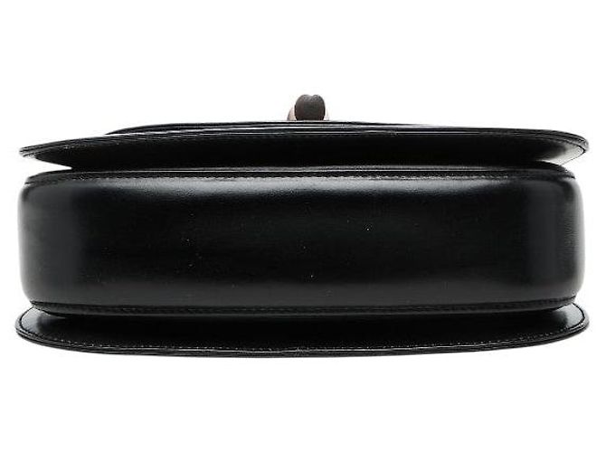 Gucci Bamboo Handtasche schwarz - vista 3