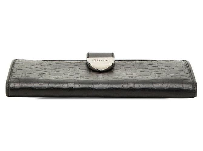 Cartera larga Gucci Horsebit Negro - vista 3