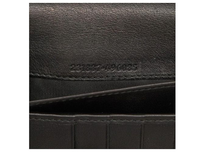 Cartera larga Gucci Horsebit Negro - vista 9