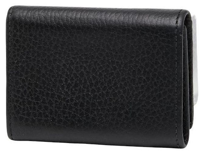 Gucci GG Marmont Tri-fold Geldbörse Schwarz - Ansicht 2