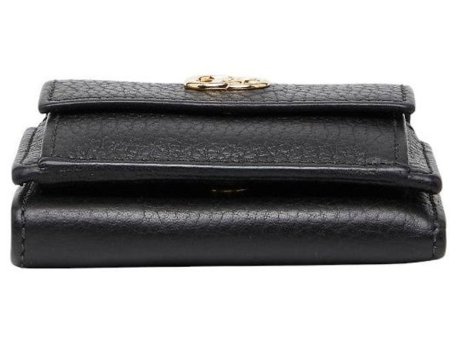 Gucci GG Marmont Tri-fold Geldbörse Schwarz - Ansicht 3