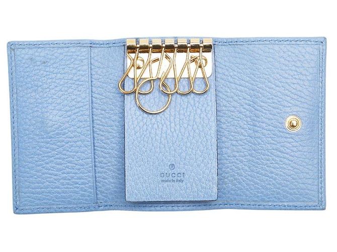 Portachiavi Gucci GG Marmont Blu - vista 6
