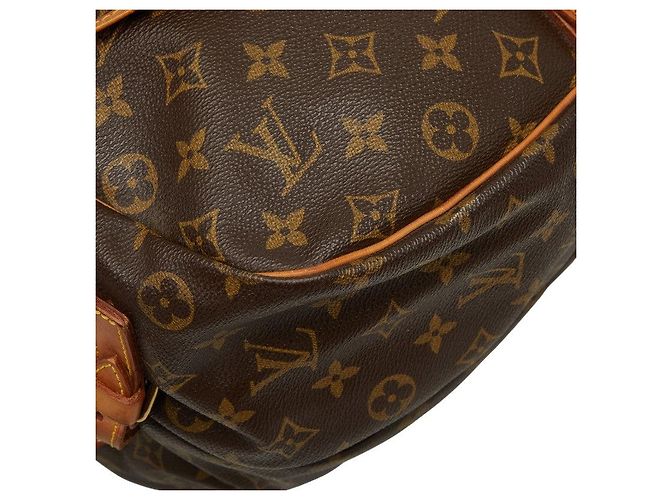 Borsa a tracolla Louis Vuitton Monogram Saumur 35 Marrone - vista 5