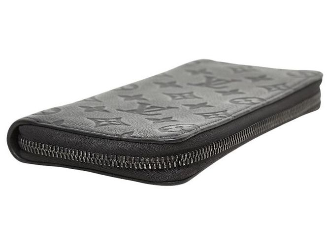 Louis Vuitton Zippy Wallet Vertical Monogram Shadow Black - view 4
