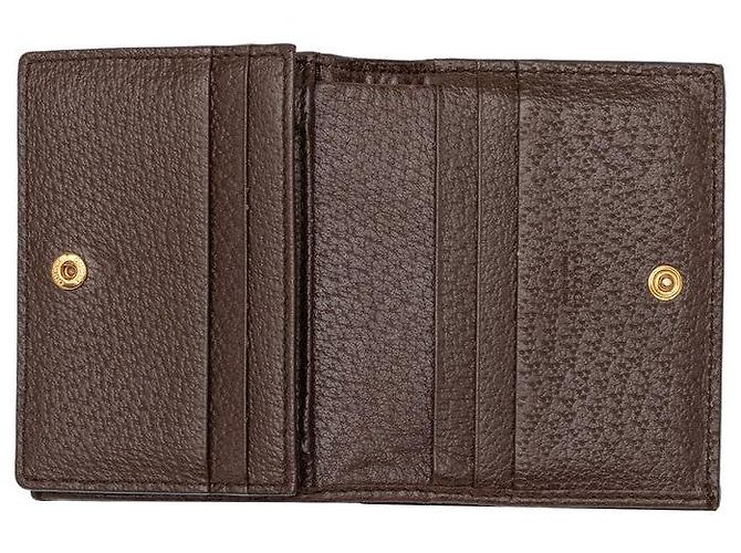 Cartera corta Gucci Ophidia GG Supreme Castaño Beige - vista 6