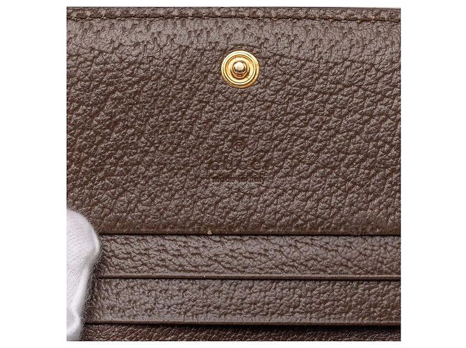 Cartera corta Gucci Ophidia GG Supreme Castaño Beige - vista 7