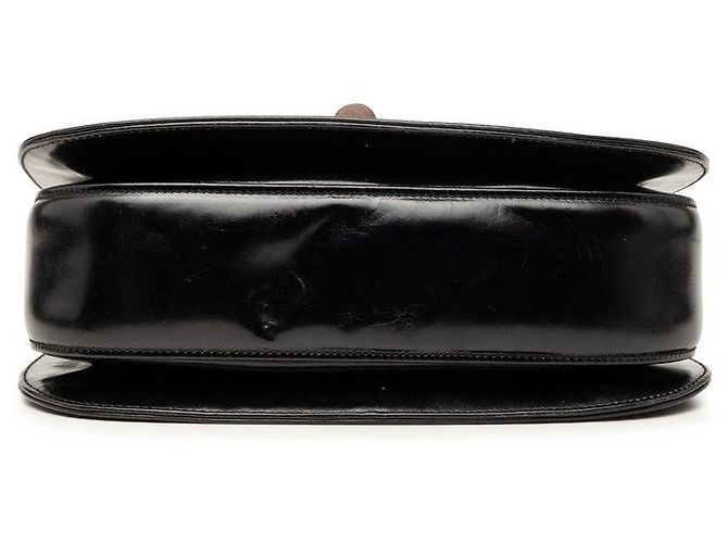 Borsa Gucci Bamboo in pelle nera Nero - vista 3