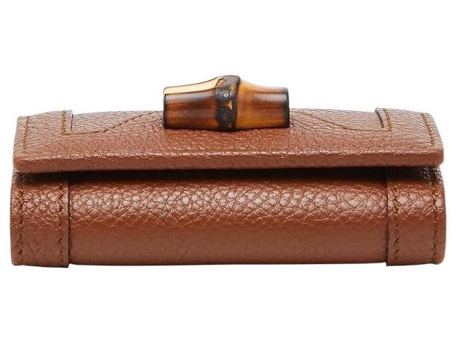 Porta-chaves Gucci Diana Bamboo Marrom - vista 3