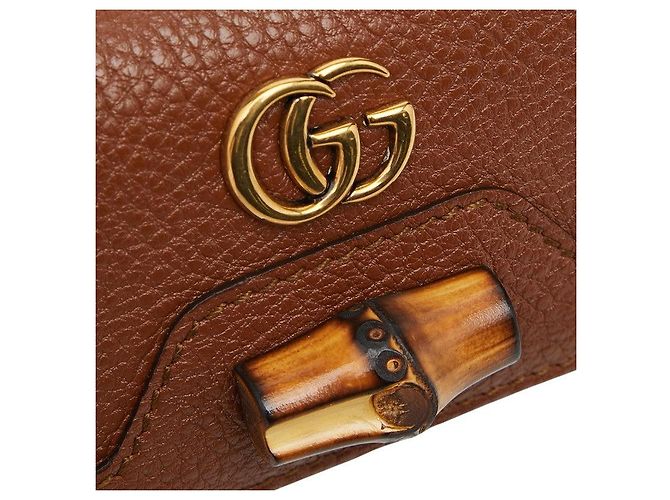 Porta-chaves Gucci Diana Bamboo Marrom - vista 6
